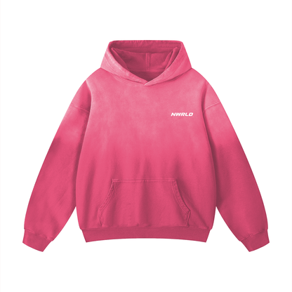NWRLD ESSENTIALS / Heavyweight Sunfade Oversized Hoodie - NWRLD CLOTHING
