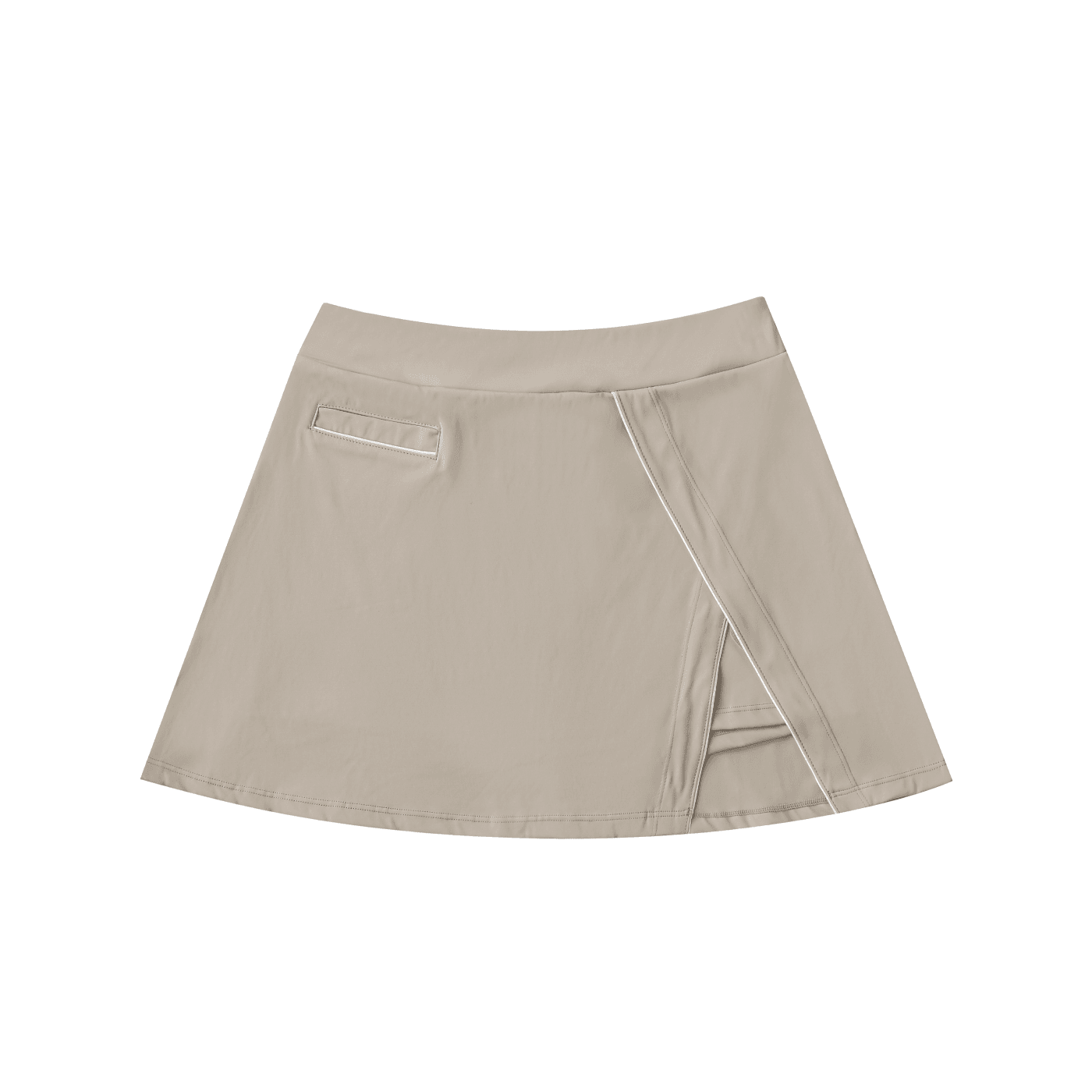 NWRLD CLEAN / High-Waist Pocketed Skirt - NWRLD CLOTHING