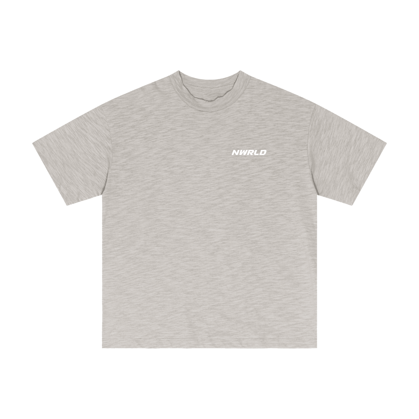 NWRLD ESSENTIALS / Cotton Plain T-Shirt - NWRLD CLOTHING