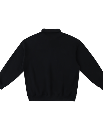 Heavyweight Polo-Collar Sweatshirt