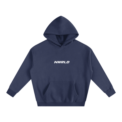 NWRLD ESSENTIALS / Oversize Fleeced Hoodie - NWRLD CLOTHING