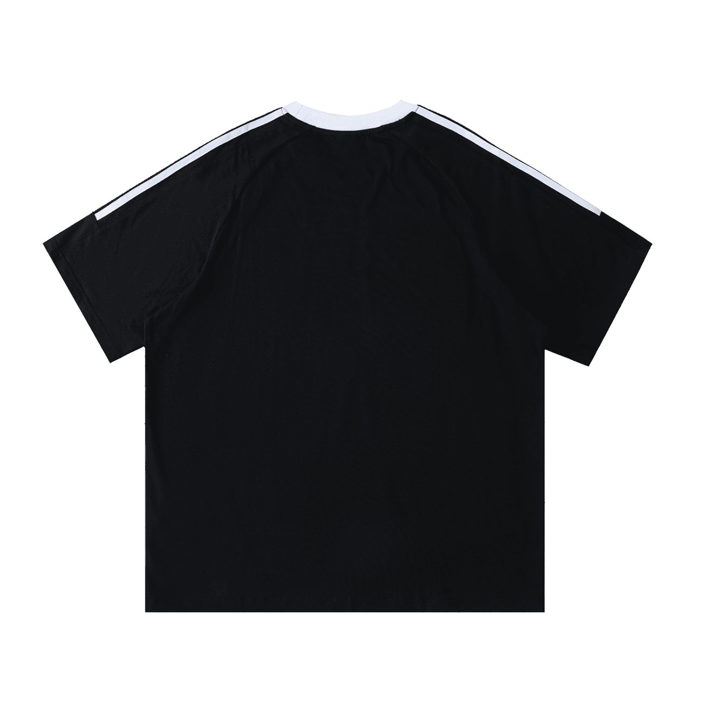NWRLD ESSENTIALS / Contrast Tape Crewneck T-Shirt - NWRLD CLOTHING
