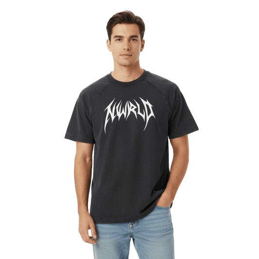DARKMODE x METALMANIA / Vintage Washed T-Shirt - NWRLD CLOTHING