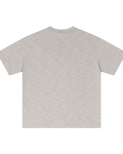 Lightweight Slub Cotton Plain T-Shirt