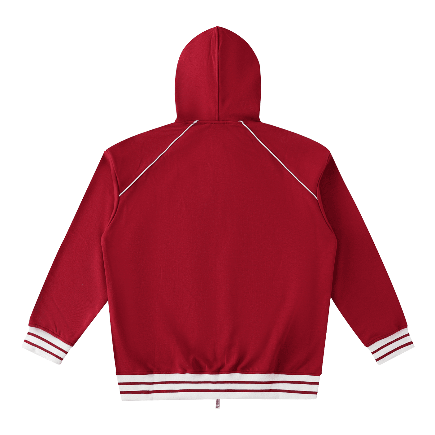 NWRLD ESSENTIAL / Striped Zip-Up Hoodie - NWRLD CLOTHING