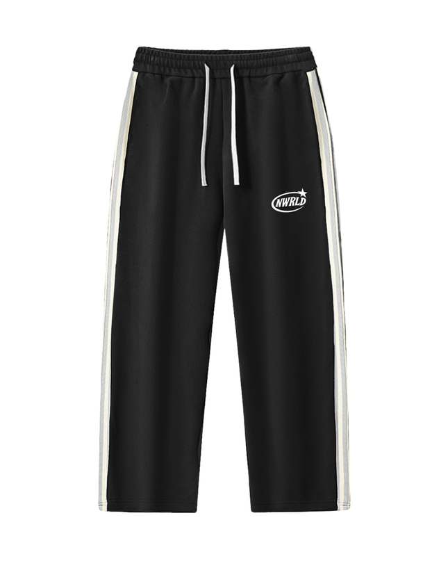 NWRLD 002 Side-Stripe Straight-Legs