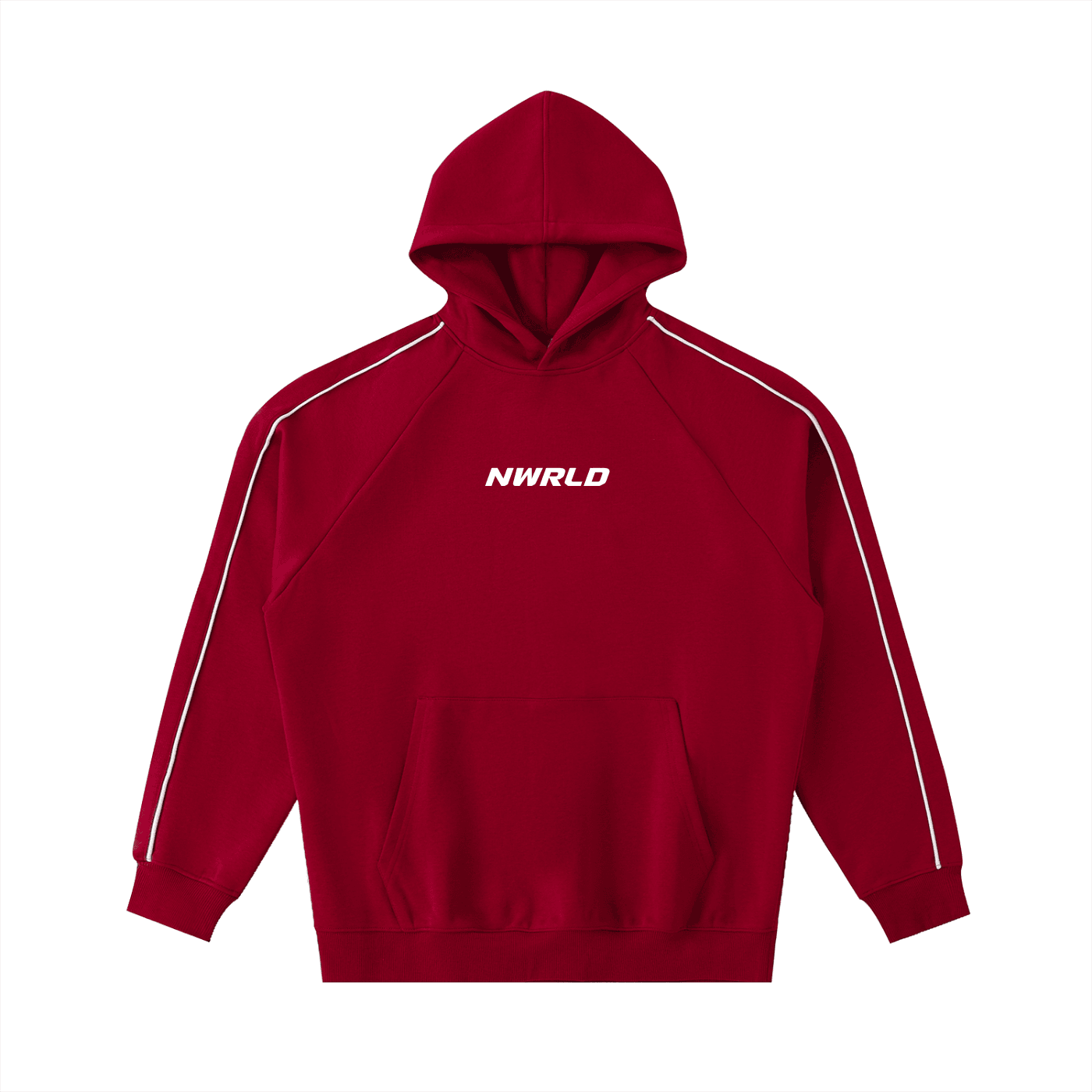 NWRLD ESSENTIALS / Contrast Piping Raglan Hoodie - NWRLD CLOTHING