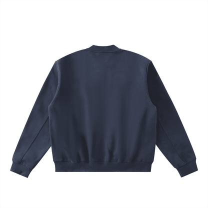 NWRLD ESSENTIAL / Zip-Up Varsity Jacket - NWRLD CLOTHING