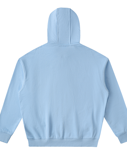 Drop-Shoulder Zip Up Hoodie
