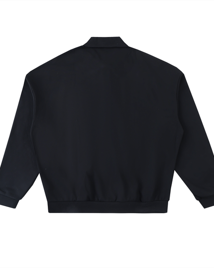 Heavyweight Fleece Polo Sweatshirt